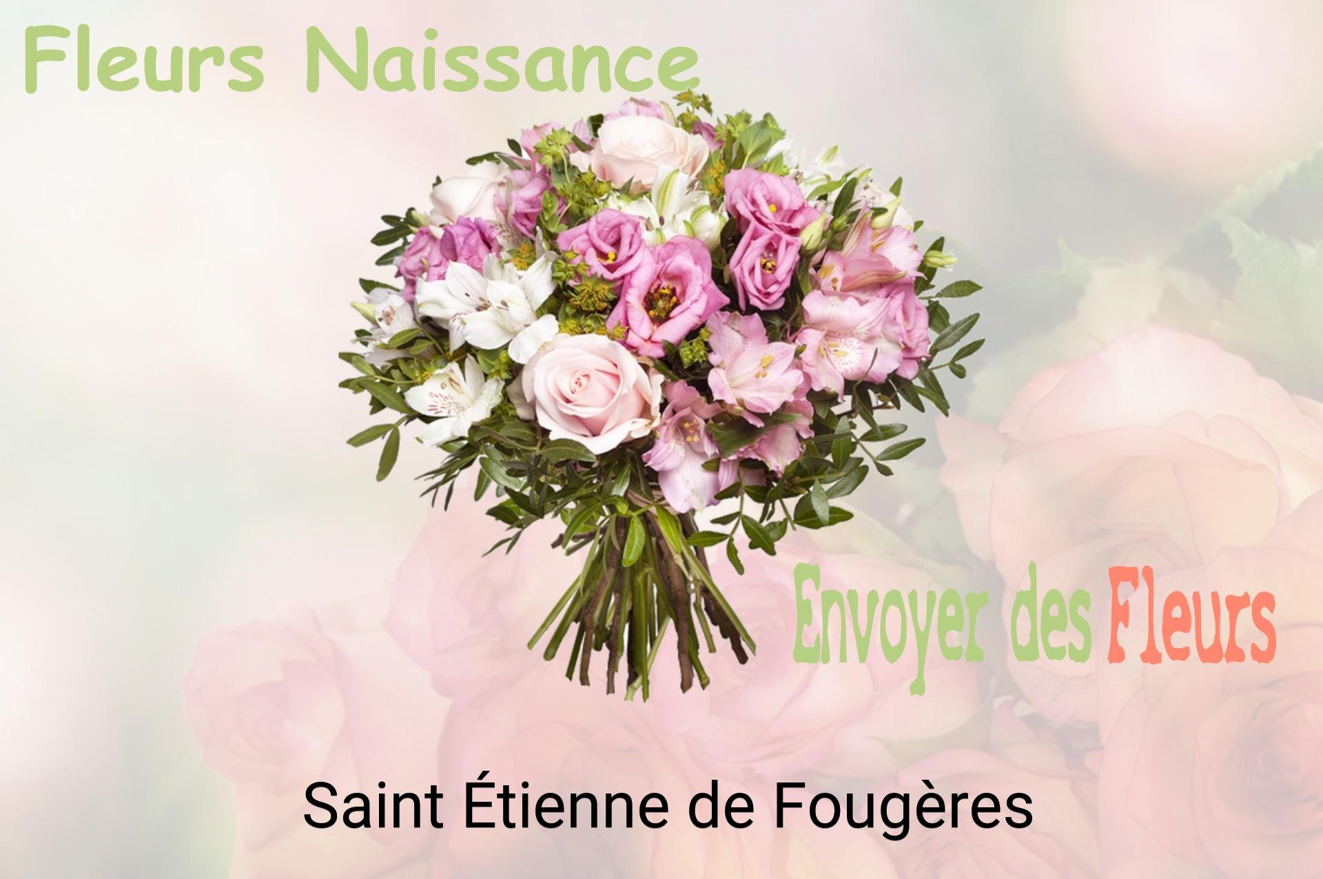 Bouquet de fleurs de naissance livré à Saint-Étienne-de-Fougères