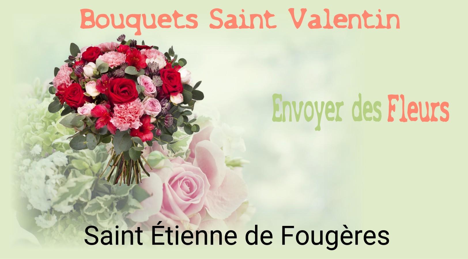 Roses de Saint-Valentin livrées à Saint-Étienne-de-Fougères